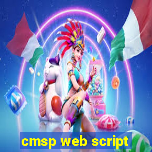 cmsp web script